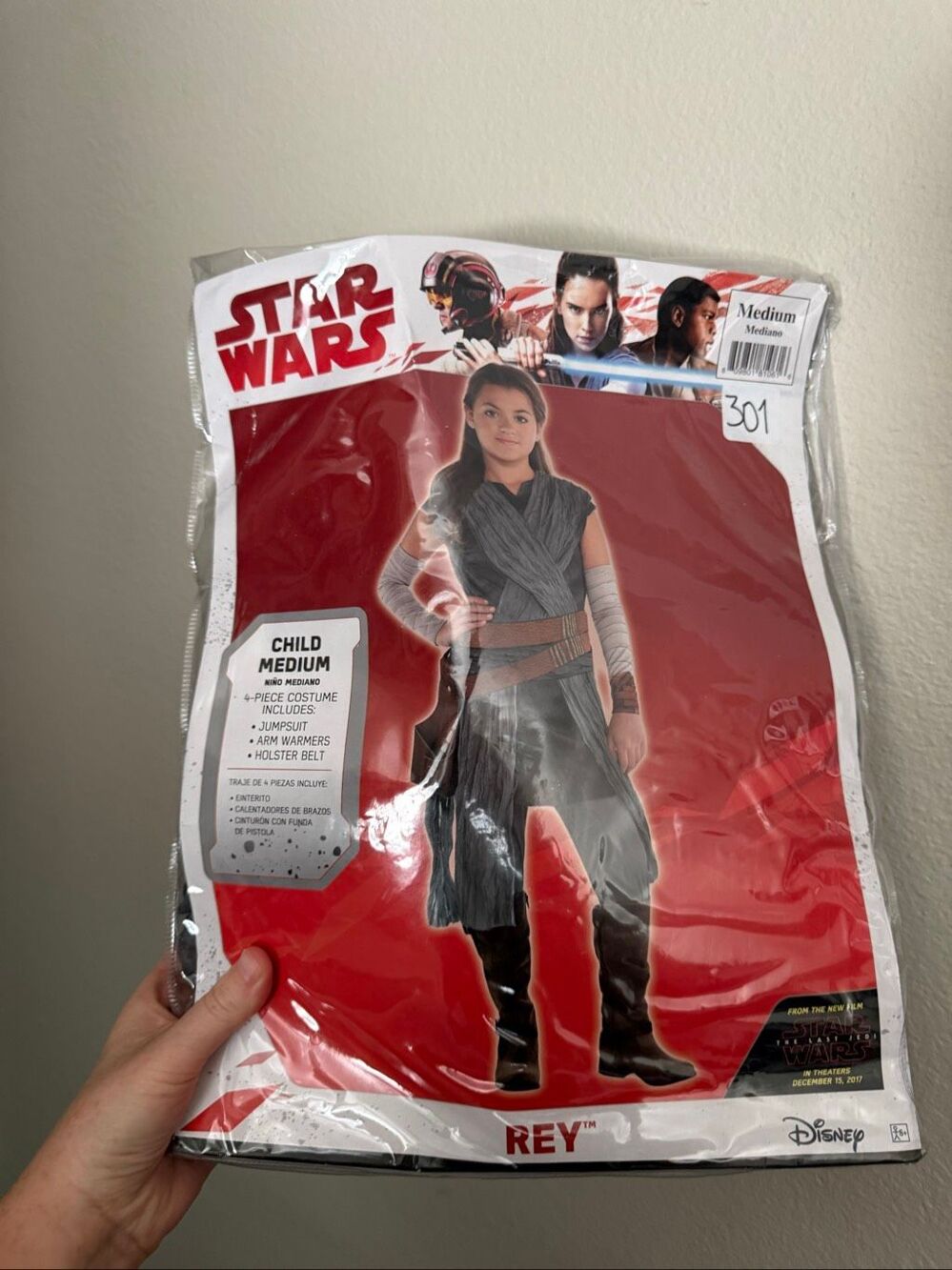 Star Wars Child Medium Rey Costume Halloween